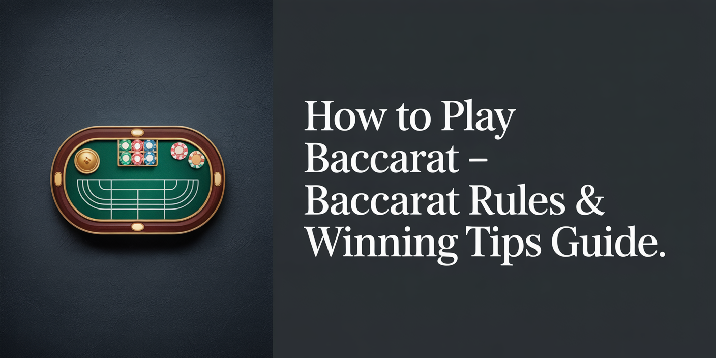 How to Play Baccarat – Baccarat Rules & Winning Tips Guide