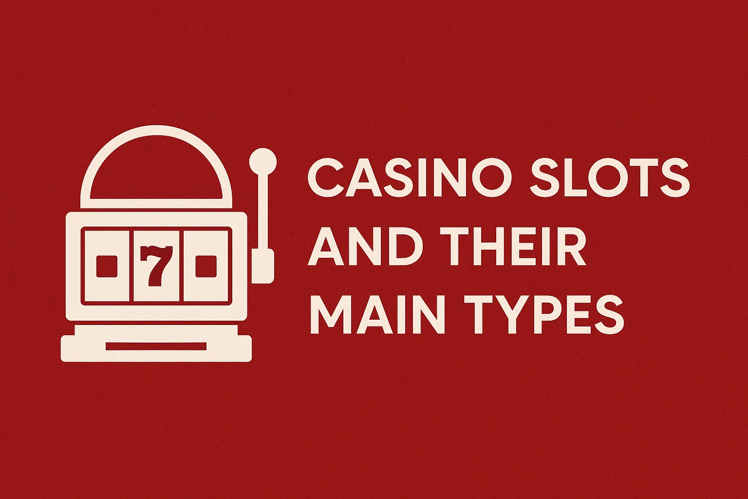 Casino Slots and Their Main Types